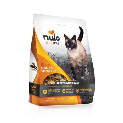 Nulo FreeStyle Freeze-Dried Raw Chicken & Salmon Recipe for Cats (3.5-oz)