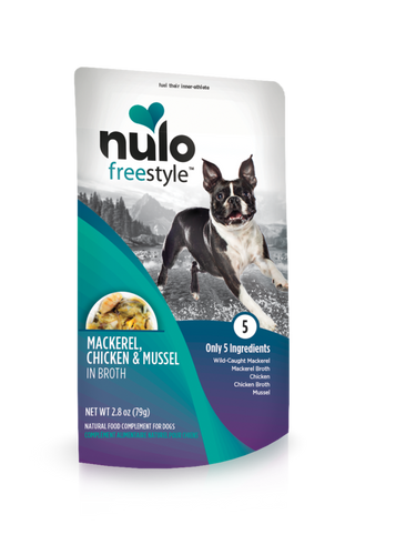 Nulo FreeStyle Mackerel, Chicken & Mussel in Broth Recipe for Dogs (2.8-oz)