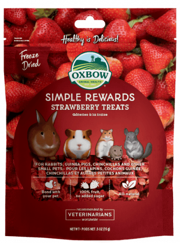 Oxbow Simple Rewards Strawberry Treats (0.5-oz)