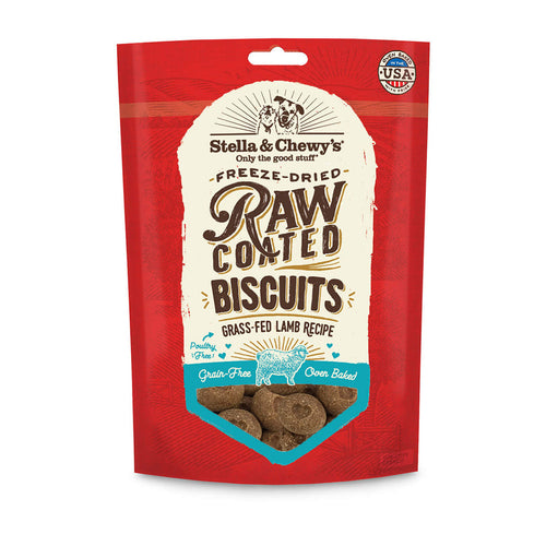 Stella & Chewy's Raw Coated Biscuits Grass Fed Lamb Recipe Dog Treats (9.0-oz)