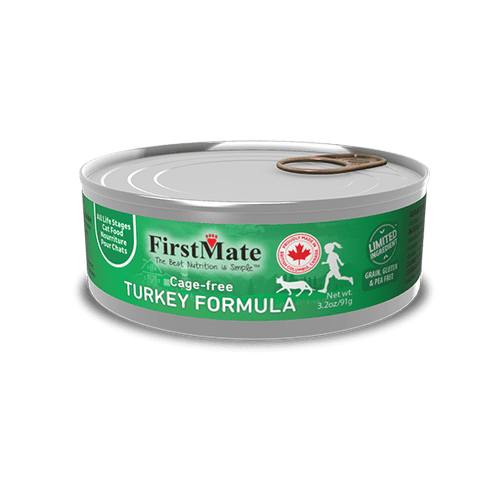 FirstMate Pet Foods Limited Ingredient Cage Free Turkey Formula for Cats