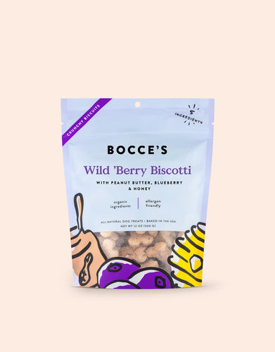 Bocce's Bakery Wild 'Berry Biscotti Biscuits (12-oz)