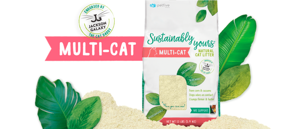 Sustainably Yours Multi-Cat Natural Cat Litter